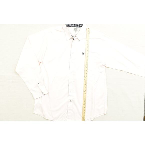 Cinch Mens Long Sleeve Collared Button Down Shirt Size XL Polyester - Picture 4 of 8